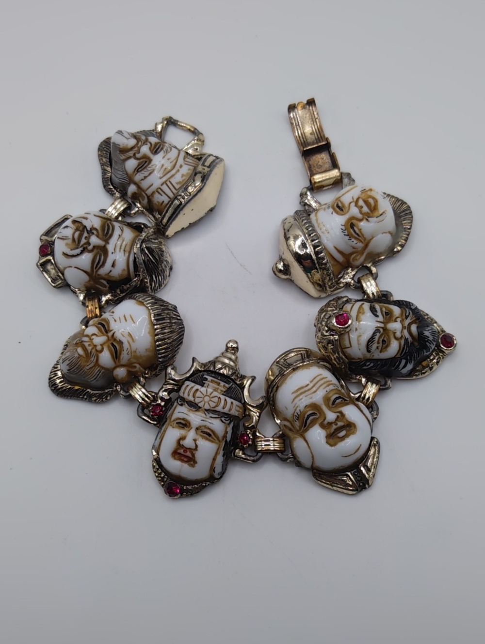 Seven Asian Gods Bracelet Vintage